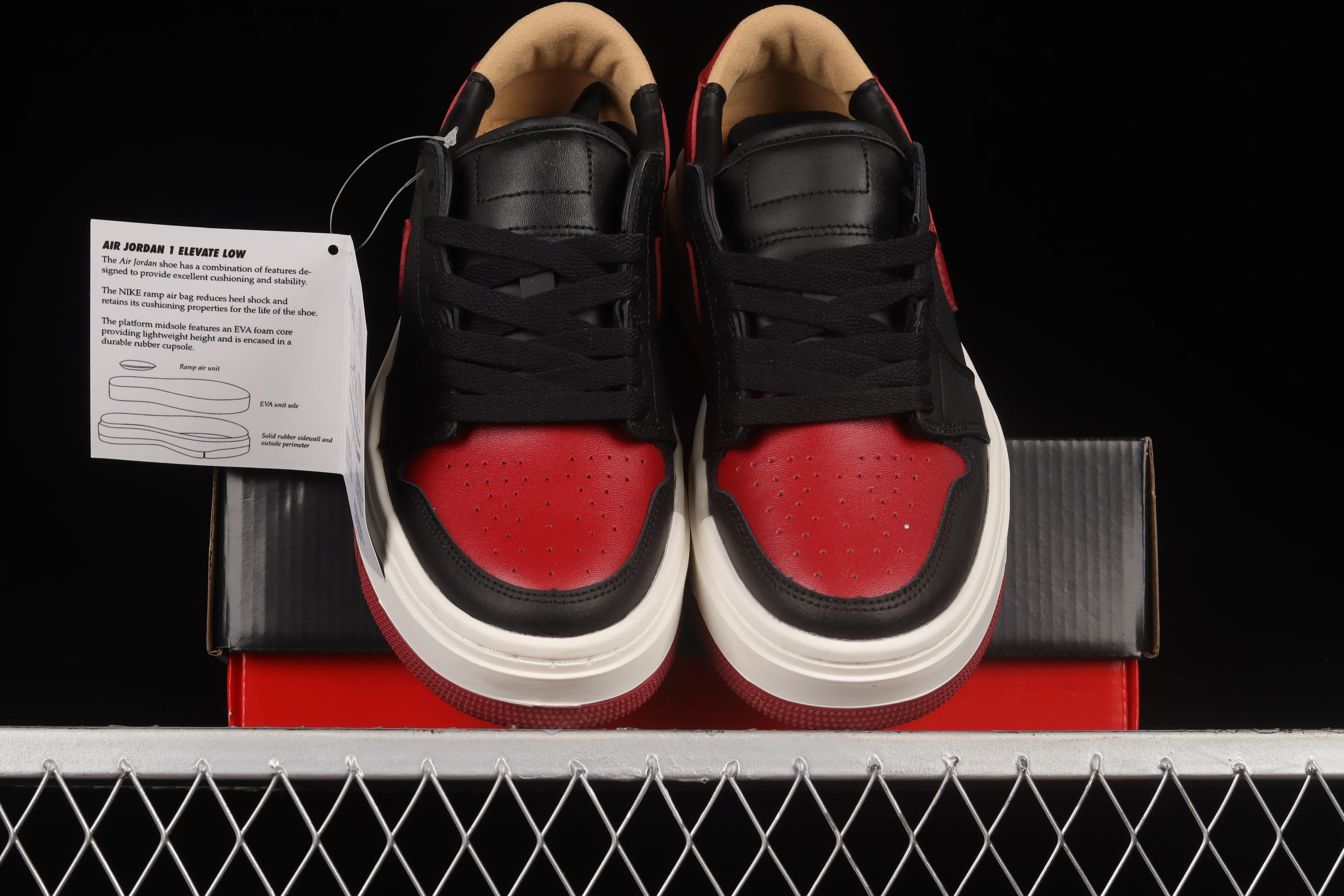 All categories Air Jordan Jordan series basketball shoes Air Jordan 1 Low Air Jordan 1 Elevate Low SE "Wolf Grey" Little AJ thick-soled retro basketball shoes DQ1823-006